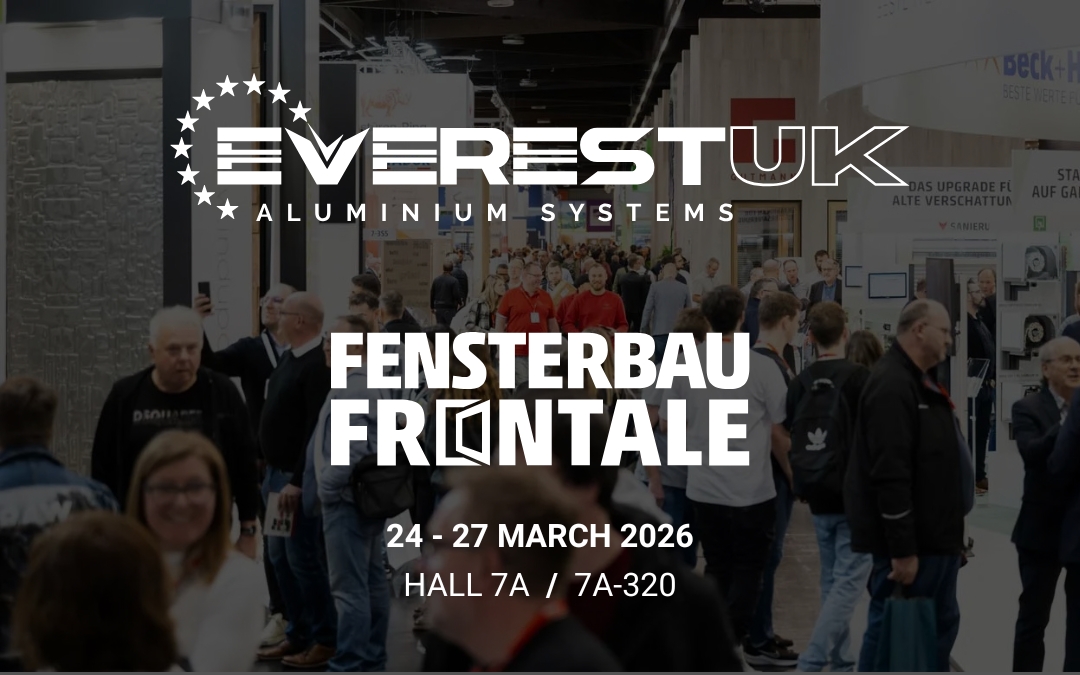 Everest Aluminium Systems exhibiting aluminium window and door systems at FENSTERBAU Frontale trade fair